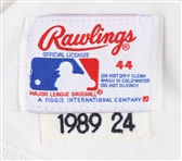 1989 Willie Mays San Francisco Giants Signed Scoreboard Jersey (JSA)