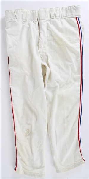 1979 Gary Carter Montreal Expos Game Worn Home Uniform Pants (MEARS LOA)