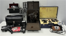 1940s-2000s Antique Collection w/ Cameras, Tea Pots, Trading Cards & more (Lot of 50+)