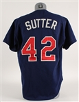 1988 Bruce Sutter Atlanta Braves Batting Practice Jersey (MEARS LOA)