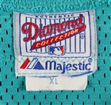 1997 Moises Alou Florida Marlins Warm Up Pullover (MEARS LOA)