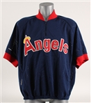 1991 Dave Parker California Angels Warm Up Jersey (MEARS LOA / Parker Letter)