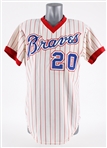 1976 Mike Marshall Atlanta Braves Game Worn Home Jersey (MEARS LOA)