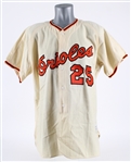 1966-68 Moe Drabowsky Baltimore Orioles Professional Model Home Jersey (MEARS LOA)
