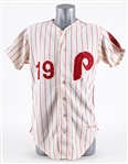 1972 Greg Luzinski Philadelphia Phillies Game Worn Home Jersey (MEARS LOA)