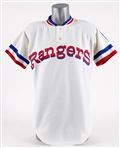 1980 Jon Matlack Texas Rangers Game Worn Home Jersey (MEARS LOA)