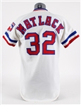 1980 Jon Matlack Texas Rangers Game Worn Home Jersey (MEARS LOA)