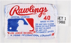 1988 Bud Harrelson New York Mets Signed Game Worn Home Spring Training Jersey (MEARS LOA / JSA)