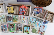 1960's-2020's Gigantic Baseball Memorabilia Collection - Lot of Thousands w/ Baseball Cards, Apparel, MIB Bobbleheads, Racing Sausages Cribbage Board & More