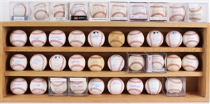 1980's-2020's Enormous Signed Baseball Collection - Lot of 125 w/ Hank Aaron, Johnny Bench, Joe DiMaggio, Willie Mays, Mariano Rivera, Pete Rose & More