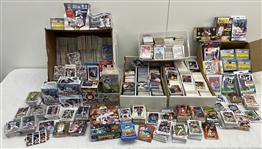 1980s-2020s NFL, MLB, NBA Massive Trading Card Collection (Thousands of Cards)