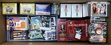 1980s-2020s NFL, MLB, NBA Massive Trading Card Collection (Thousands of Cards)