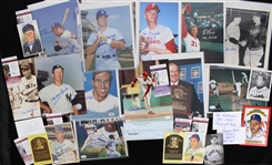 1960-2020's Massive Baseball Signed Photo Collection - Lot of 150 w/ Hank Aaron, Ernie Banks, Yogi Berra, Larry Doby, Mickey Mantle, Willie Mays, Pete Rose & More