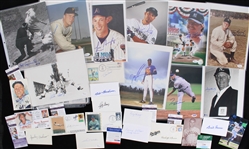 1960-2020's Massive Baseball Signed Photo Collection - Lot of 150 w/ Hank Aaron, Ernie Banks, Yogi Berra, Larry Doby, Mickey Mantle, Willie Mays, Pete Rose & More