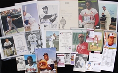 1960-2020's Massive Baseball Signed Photo Collection - Lot of 150 w/ Hank Aaron, Ernie Banks, Yogi Berra, Larry Doby, Mickey Mantle, Willie Mays, Pete Rose & More