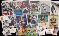 1970's-2010's Huge Football Signed Photo Collection - Lot of 190 w/ Dick Butkus, Earl Campbell, Terrell Davis, Richard Dent, Joe Greene, Franco Harris, Paul Hornung & More