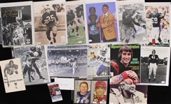 1970's-2010's Huge Football Signed Photo Collection - Lot of 190 w/ Dick Butkus, Earl Campbell, Terrell Davis, Richard Dent, Joe Greene, Franco Harris, Paul Hornung & More