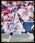 1983-98 John Elway Denver Broncos Signed 8"x10" Photo