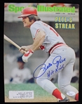1978 Pete Rose (d.2024) Cincinnati Reds Autographed Sports Illustrated Cover *JSA*