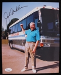 1987-2009 John Madden  NFL TV Announcer Signed Madden Cruiser 8"x10" Photo *JSA*