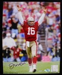 1979-92 Joe Montana San Francisco 49ers Autographed 8"x10" Color Photo
