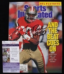 1990 Jerry Rice San Francisco 49ers Autographed Sports Illustrated Cover *JSA*