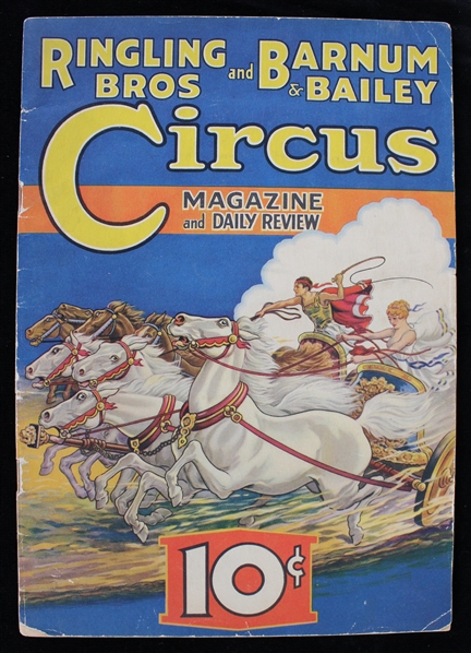 1935 Ringling Bros and Barnum and Bailey Circus Magazine and Daily Review