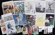 1970s-2010s Gigantic Football Signed Photo Collection - Lot of 190 w/ Deacon Jones, John Madden, Dan Marino, Bill Parcells, Jerry Rice, Gale Sayers & More