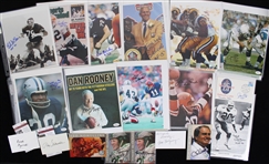 1970's-2010's Gigantic Football Signed Photo Collection - Lot of 190 w/ Deacon Jones, John Madden, Dan Marino, Bill Parcells, Jerry Rice, Gale Sayers & More