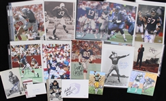 1970's-2010's Gigantic Football Signed Photo Collection - Lot of 190 w/ Deacon Jones, John Madden, Dan Marino, Bill Parcells, Jerry Rice, Gale Sayers & More