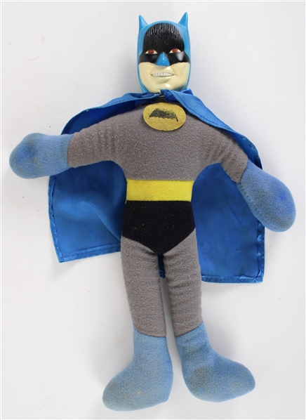 1970s Vintage Batman Made in Korea 14.5" Plush Figure