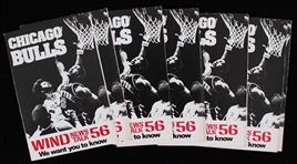 1978-79 Chicago Bulls Pocket Schedules (Lot of 9)