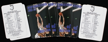 1981-82 Northwestern University Basketball Pocket Card Schedules (Lot of 18)