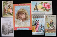 1890s-1910s Turn of the Century Advertising Cards - Lot of 6