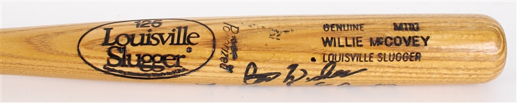 1980 Willie McCovey San Francisco Giants Signed Louisville Slugger Professional Model Bat (MEARS A6 / JSA) Final Season