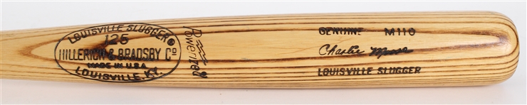 1977-79 Charlie Moore Milwaukee Brewers H&B Louisville Slugger Professional Model Game Used Bat (MEARS LOA)