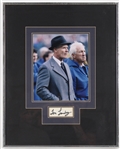 1960-1988 Tom Landry Dallas Cowboys Signed 16x20 Framed Cut & Photo (JSA) 