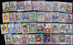 1950's-70's Football Trading Card Collection - Lot of 325+ w/ Fred Biletnikoff, Mike Ditka, Frank Gifford, Joe Greene, Johnny Unitas & More