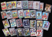 1960's-2020's Football Trading Card Collection - Lot of 300+ w/ Gale Sayers PSA Slabbed, Alan Ameche PSA Slabbed, Lawrence Taylor Signed, Eric Dickerson Rookie, Doug Williams Rookie & More