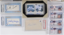 1970s-2000s MLB Collection w/ Stan Musial 16x20 Signed Framed Print, Signed Baseballs, Trading Cards & more (Lot of 40+) 