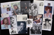 1960s-2010s Celebrity Signed 8x10 Photos w/ Joan Crawford, Drew Barrymore & more (Lot of 45+)