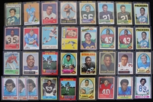 1950s-70s Vintage Football Rookie Trading Card Collection - Lot of 60 w/ Lyle Alzado, Cliff Branch, LC Greenwood, John Matuszak, Bubba Smith, Jack Tatum & More