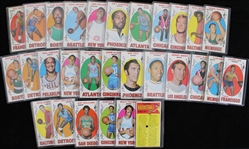 1969 Topps Basketball Card Near Complete Set with 95 of 99 Cards Including John Havlicek, Elgin Baylor, Oscar Robertson, Jerry West, Walt Frazier & More