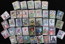 1980's-2010's Rookie Football Trading Card Collection - Lot of 600+ w/ Troy Aikman, Drew Brees, Eric Dickerson, Brett Favre, Larry Fitzgerald, Doug Flutie & More