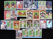 2021 Ronald Acuna Atlanta Braves Aaron Judge NY Yankees Bryce Harper Philadelphia Phillies and Mike Trout LA Angels Trading Cards (Lot of 60)