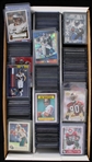 1980s-2010s Football Trading Card Collection - Lot of 600+
