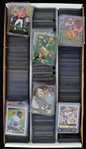 1980s-2010s Football Trading Card Collection - Lot of 600+ w/ Over Half John Elway & Brett Favre Cards