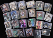 1980's-2010's Football Trading Card Collection - Lot of 550+ w/ Over Two Dozen Tom Brady Cards