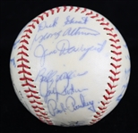 1962 National League All Stars Team Signed ONL Giles Baseball w/ 25 Signatures Including Roberto Clemente, Hank Aaron, Willie Mays & More (JSA)