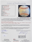 1965 Chicago Cubs Team Signed ONL Giles Baseball w/ 25 Signatures Including Ernie Banks, Ron Santo, Billy Williams & More *Full JSA Letter*